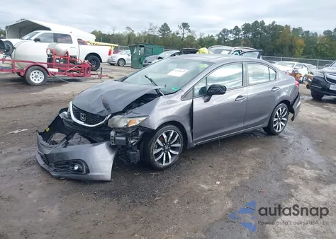 2015 Honda Civic Ex-L z USA, uszkodzony, nr VIN 19XFB2F95FE030889